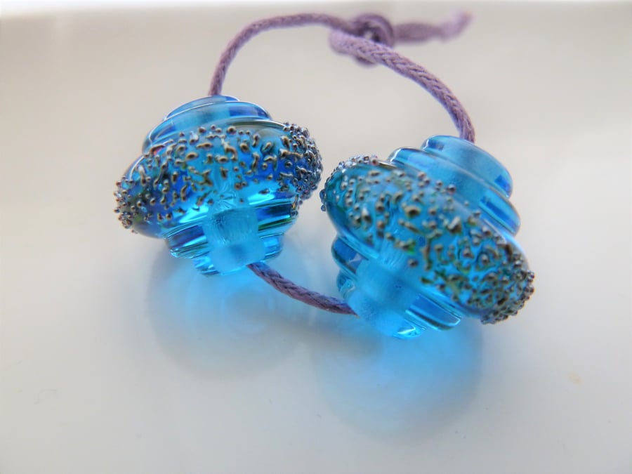 blue stardust ornate pair