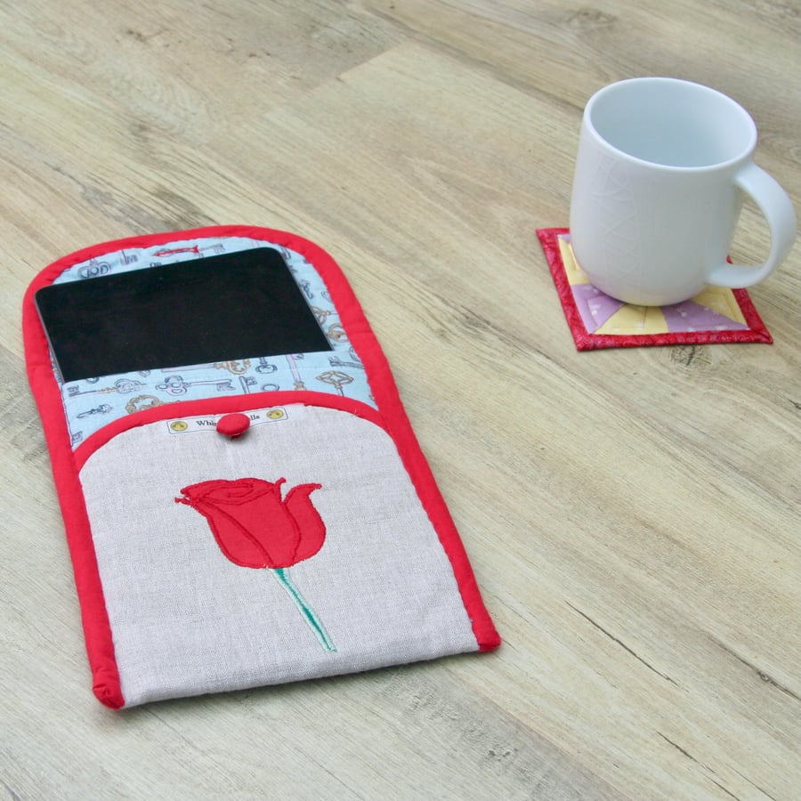 Seconds Sunday - Fairytale Beauty and the Beast Wallet style tablet case.