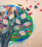Original Landscape Painting, Tree Artwork, Autumn Art, Cottage Style - Image 7