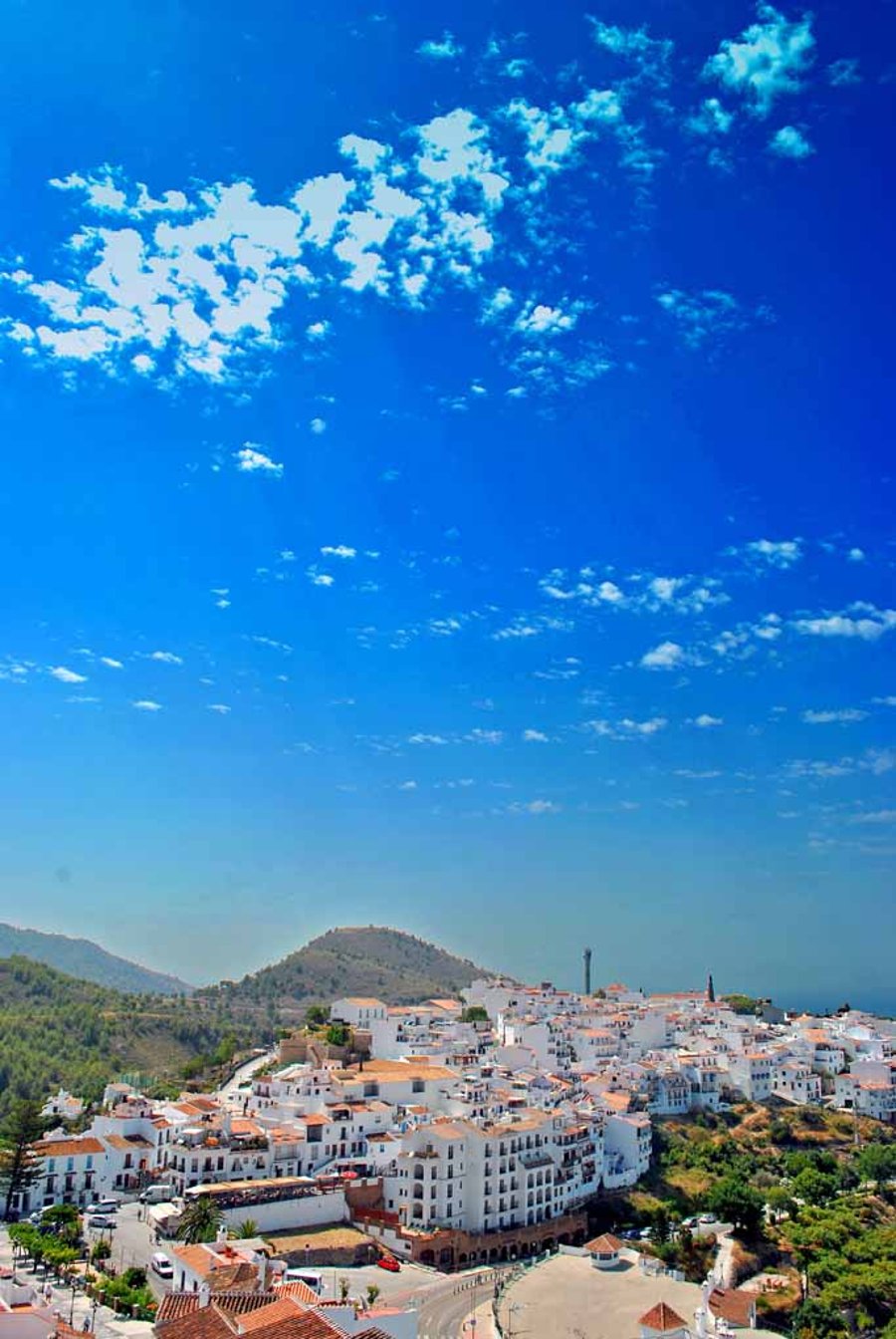 Frigiliana Andalusia Costa Del Sol Spain 12"x18" Print