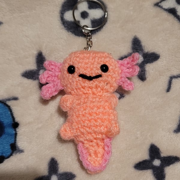 Baby Axolotl keychain