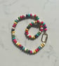 Smarties Rainbow Hand Knotted Beaded Necklace - Image 5
