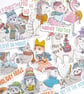 Christmas Animals in Clothes, winter ephemera card topper embellishments - Image 2