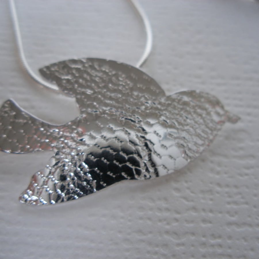 Flying Bird Pendant Necklace