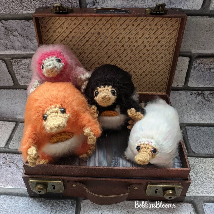 Crochet Niffler, Sniffler, Puggle Echidna