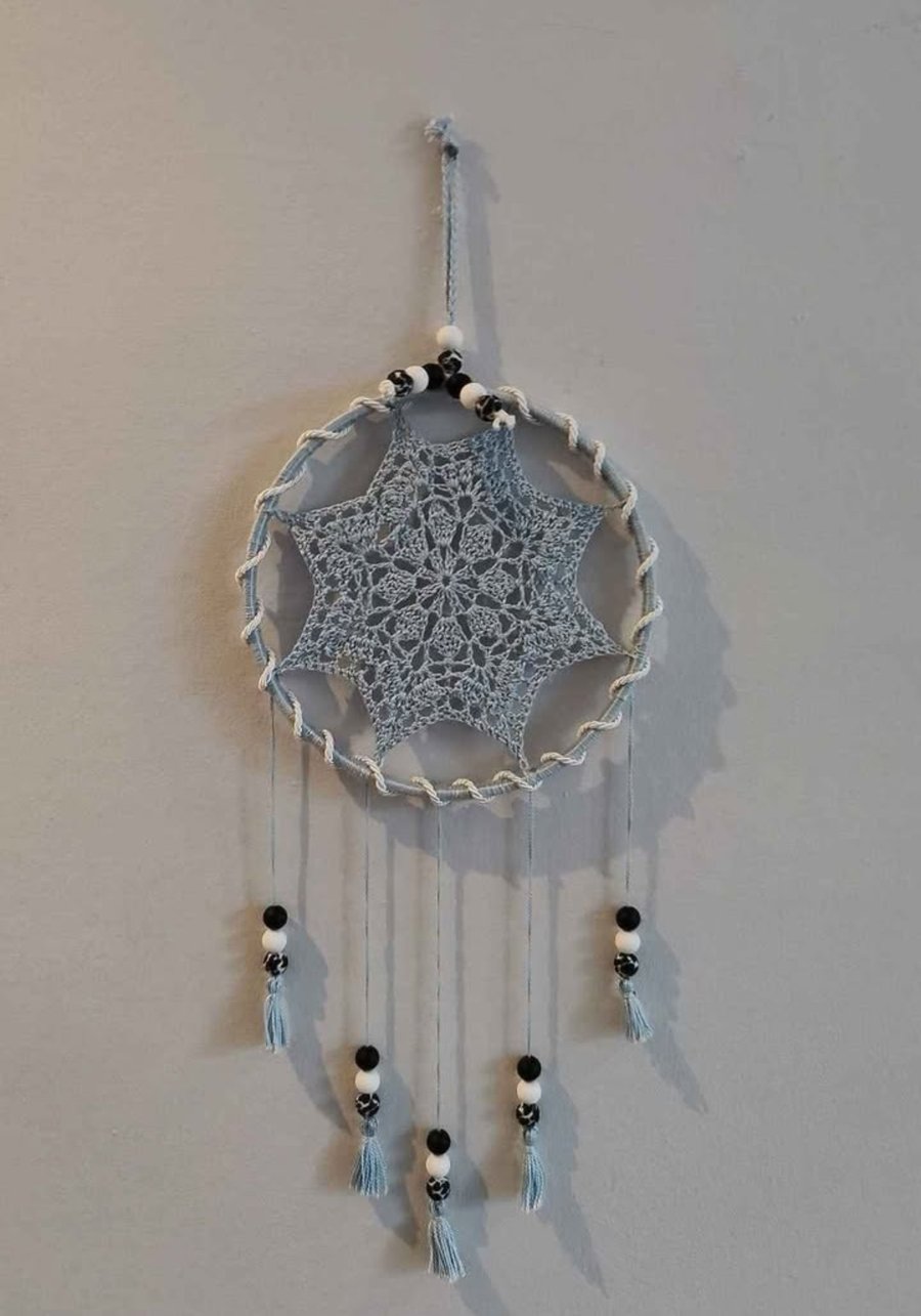 Light Blue Wall Dreamcatcher 