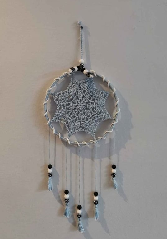 Light Blue Wall Dreamcatcher 