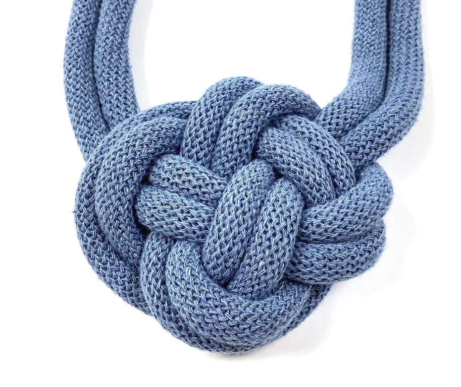Textile Rope Necklace 