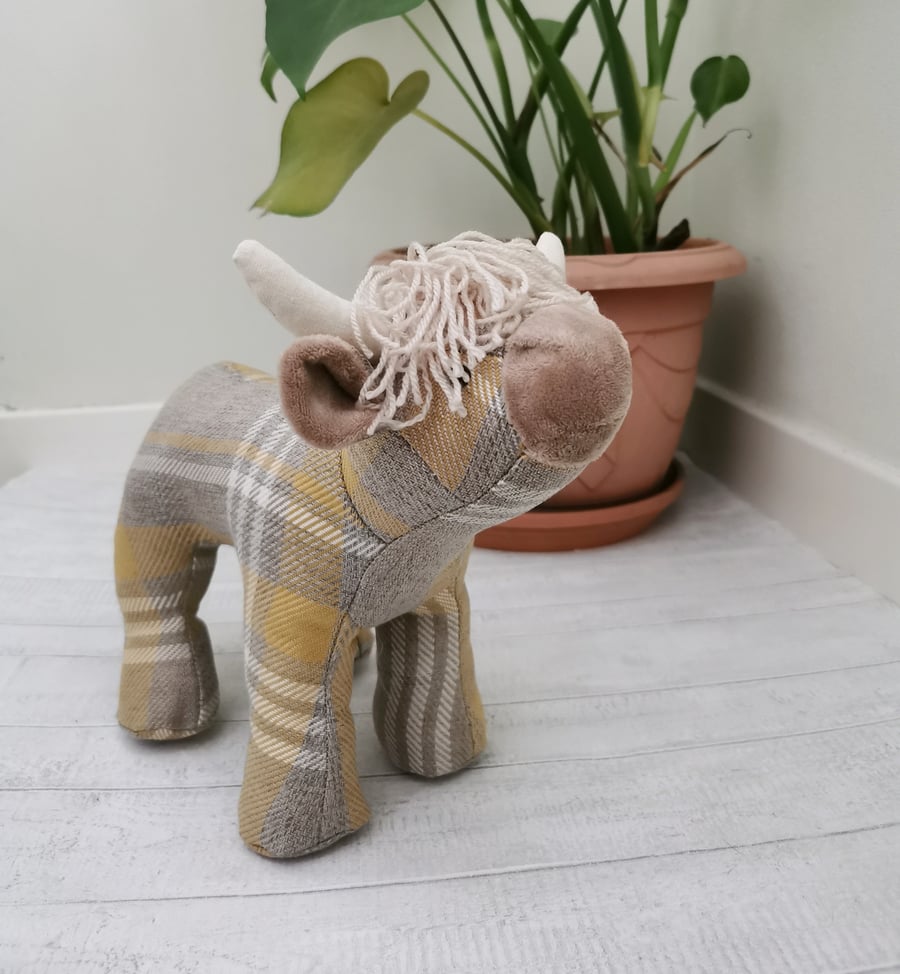 PDF Digital Plush highland cow sewing pattern 