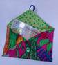 Gift envelope,  hand stitched. For small gifts or money. Bright colours. - Image 1