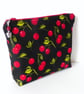 SALE Make up bag, cosmetic bag, cherries. - Image 3
