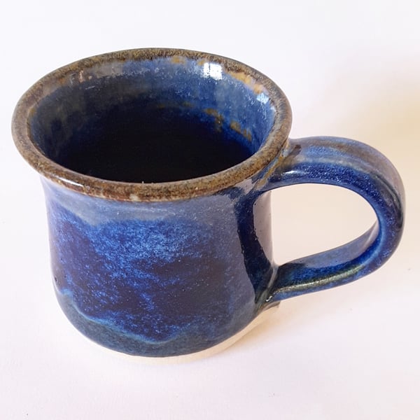 Blue Stoneware Mug 