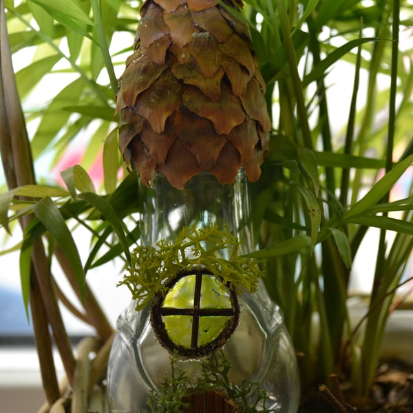 Mobile Fairy  house in a Jar
