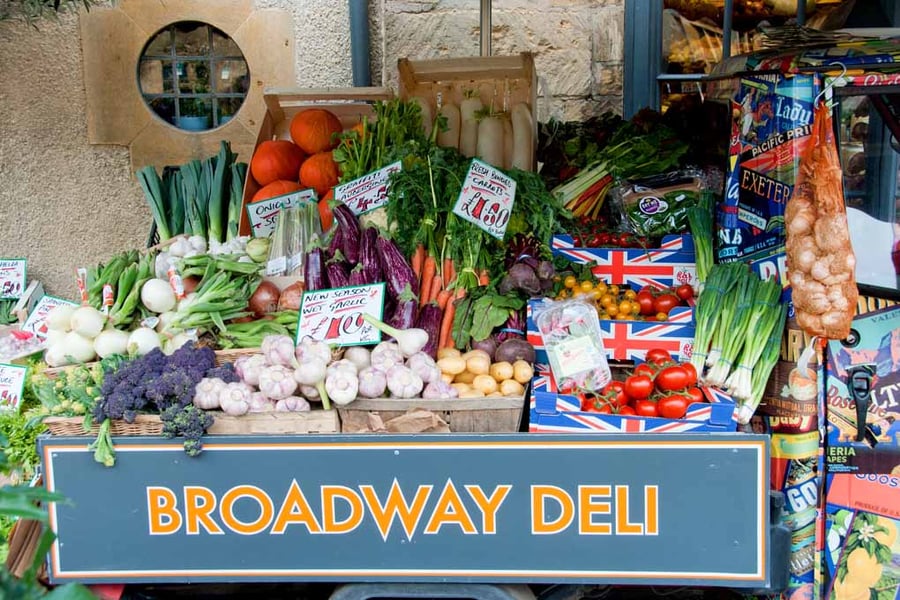 Broadway Deli Cotswolds Worcestershire England UK Photograph Print