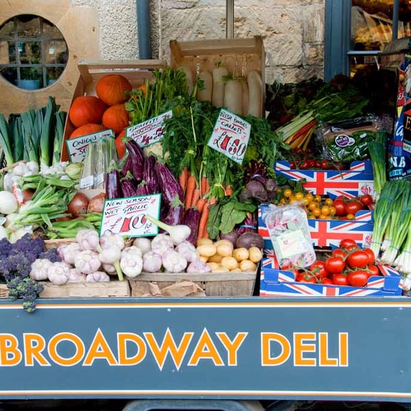 Broadway Deli Cotswolds Worcestershire England UK Photograph Print