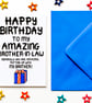 Funny Brother In Law Birthday Card For Brother's Husband  - Image 5