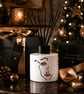 Muse - The Elan Collection - Hand Designed White Diffuser bottle –with black ree