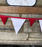 White and Red Ho Ho Christmas Bunting - Image 4