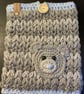 Tatty Teddy Book Sleeve – Handmade Crotchet Book Cover & Reader Gift