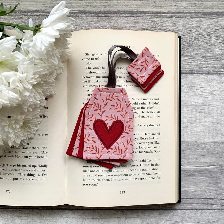Tea bag bookmark, bookish tea gifts