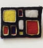 Felt brooch, Mondrian style - Image 2