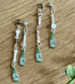 Mini Soju Bottle Earrings - Glitter K-Food Mismatched Dangle Studs