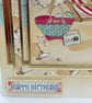 Beside the seaside deckchair Happy Birthday card - Image 3