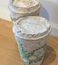 Greener Loop Coffee cup sculpture textiles plus concrete