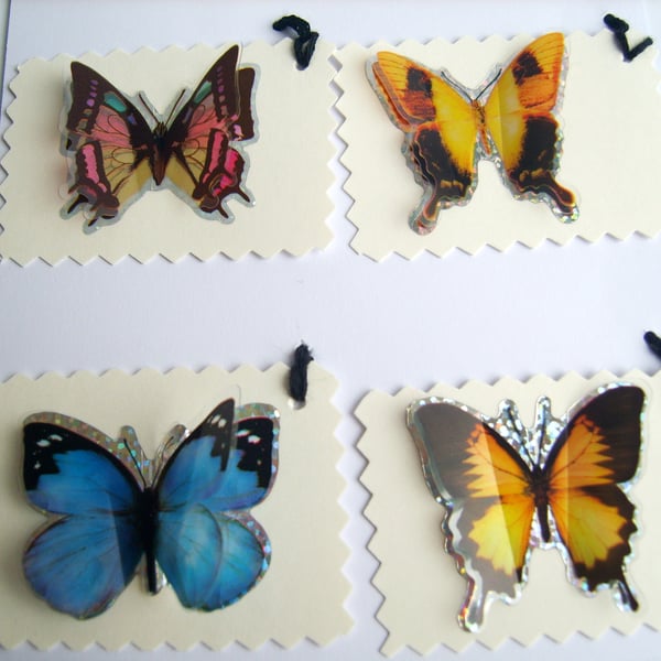 Butterfly Gift Tags ( Pack of Four)
