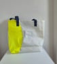 Upcycled Trysail Tote Bag – Large Beach Bag with Blue Number 3 - Image 5