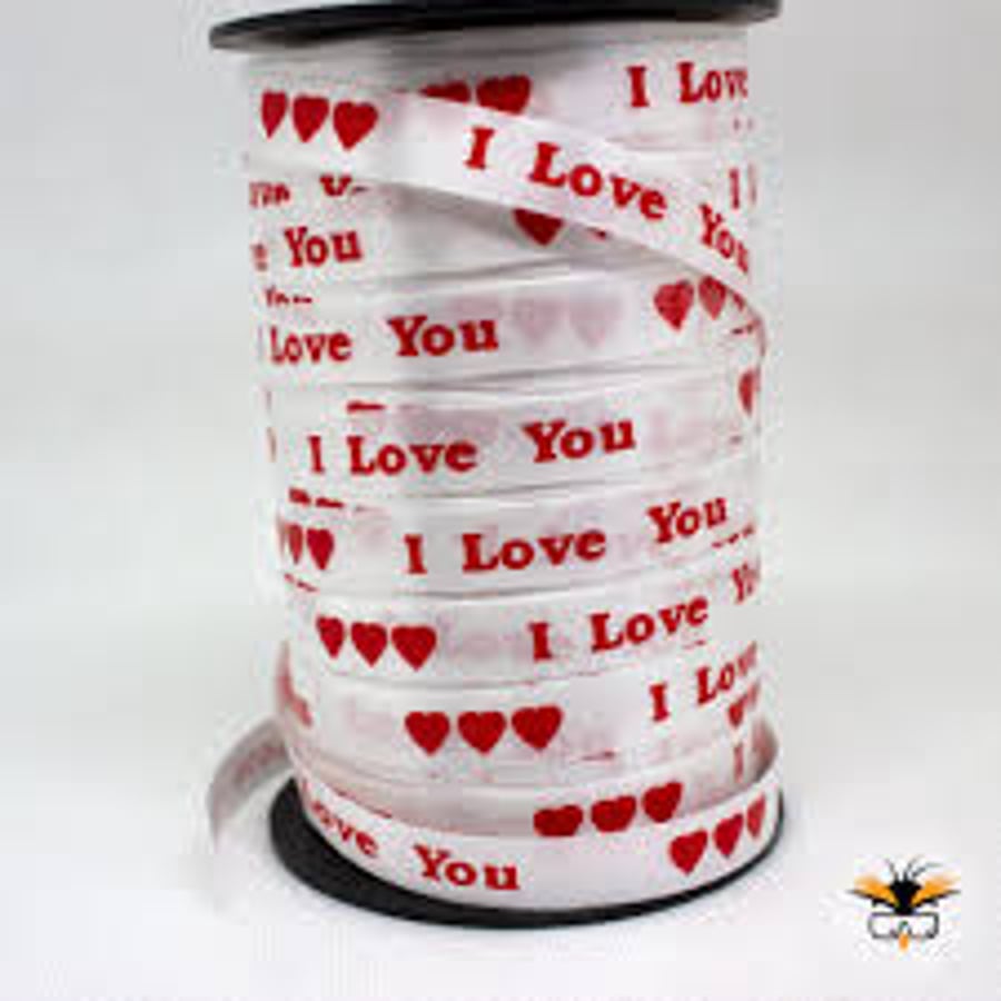 5 metres white acetate curling ribbon 10mm, florists craft supplies 