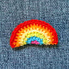Rainbow Pride Brooch - Lime and Pink