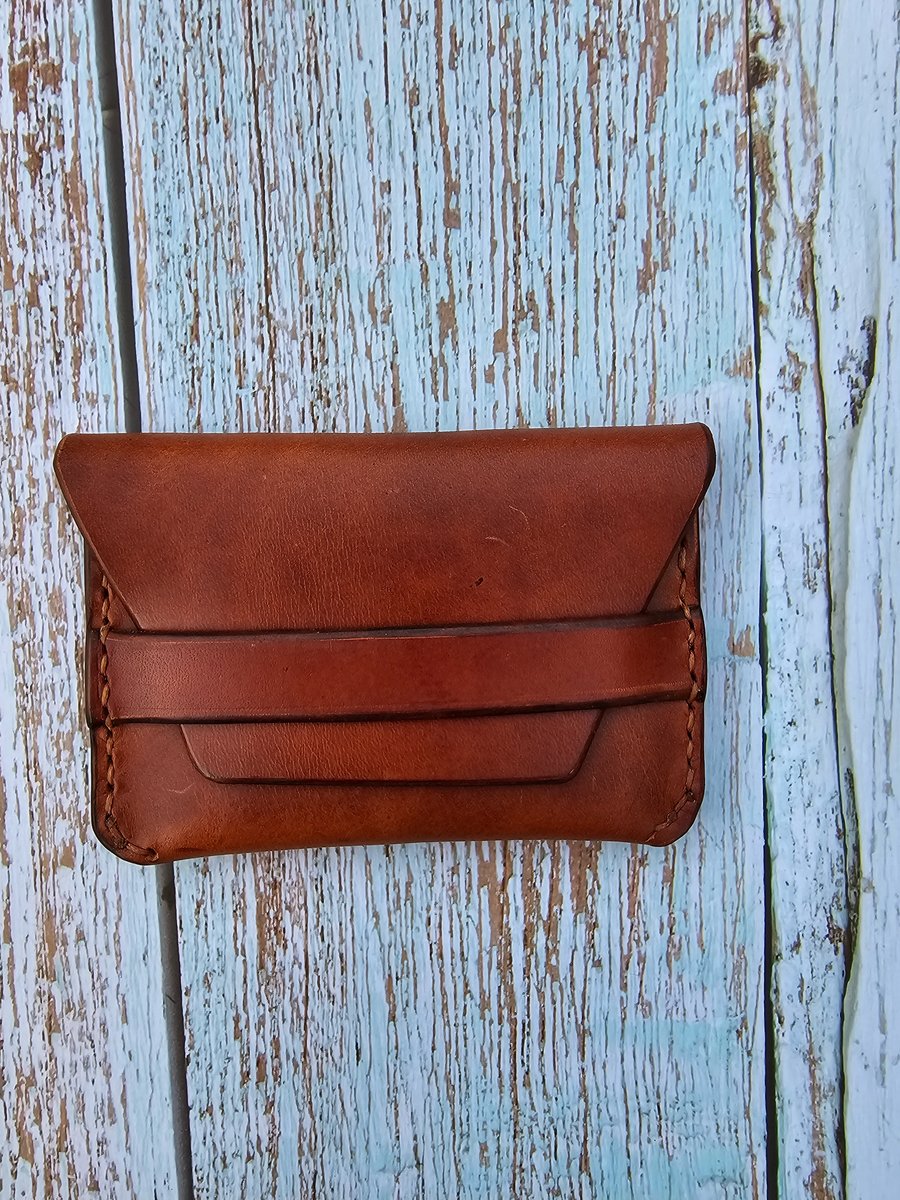 Handmade leather Flip Wallet- ‘Rocky’ 