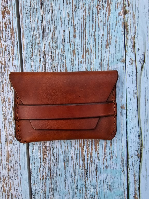 Handmade leather Flip Wallet- ‘Rocky’ 