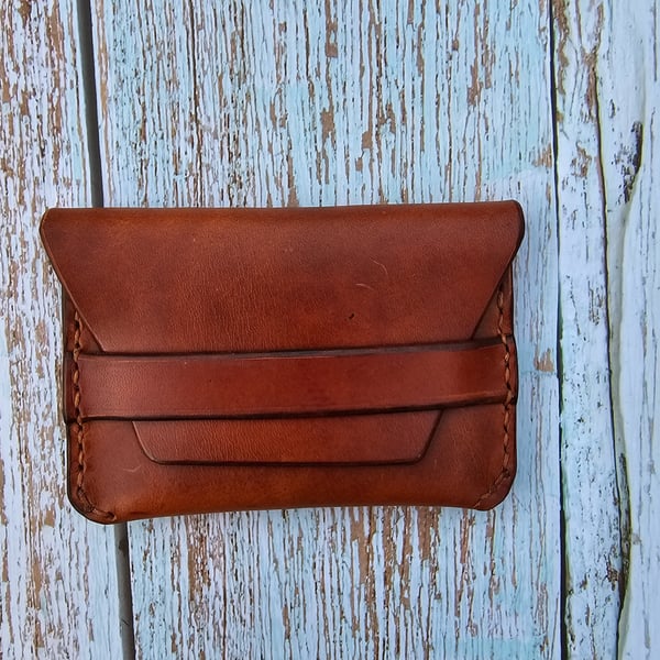 Handmade leather Flip Wallet- ‘Rocky’ 