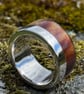 Silver & Scottish Highland Cow Horn Ring 