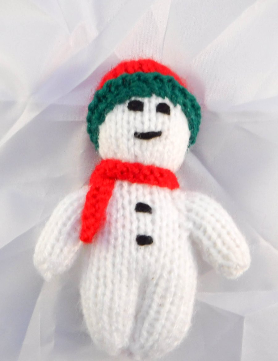 Christmas Mini Snowman - Handmade Christmas Decorations 