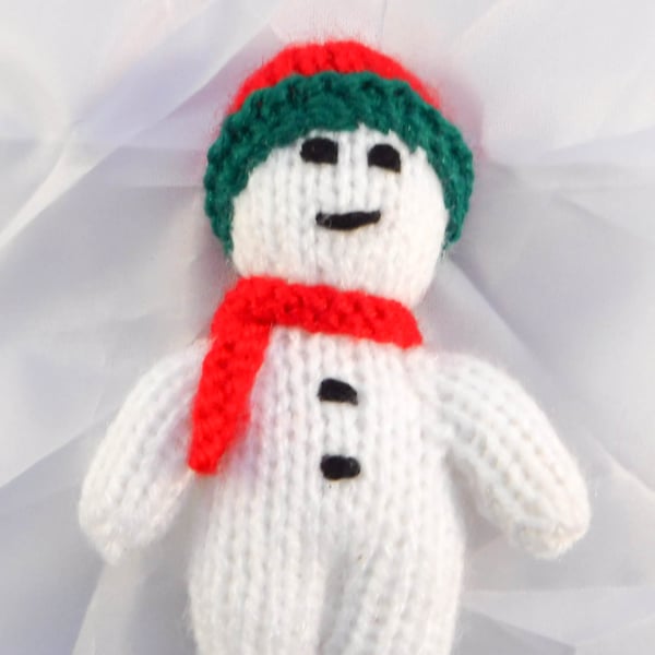 Christmas Mini Snowman - Handmade Christmas Decorations 