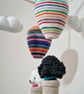 Handmade Crochet Baby Mobile with Dogs, Hot Air Balloons & Clouds