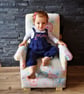 Children's Laura Ashley Pink Unicorns Fabric Chair Girls Armchair Kids Magical  - Image 8