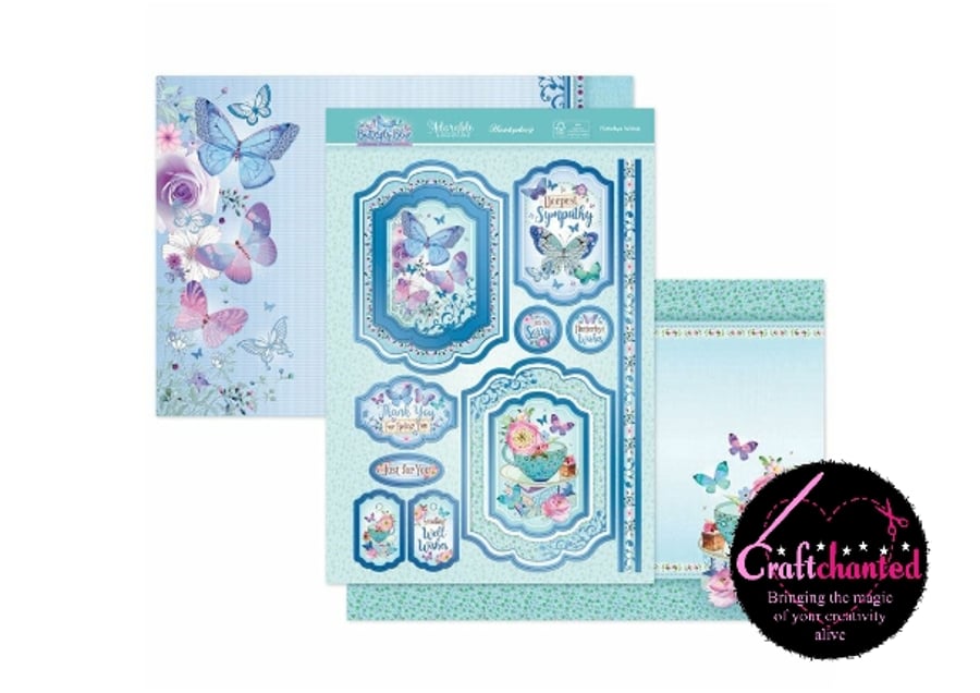 Hunkydory - Butterfly Blue - Flutterbye Wishes Luxury Topper Set