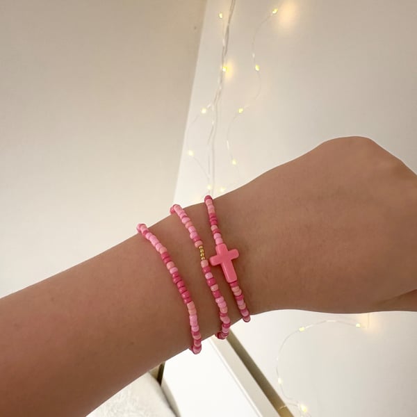 Coral Reef Beaded Bracelet Set