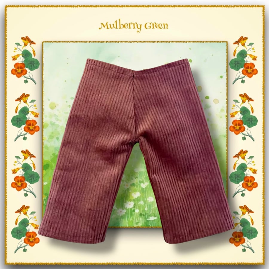 Chestnut Brown Corduroy Trousers