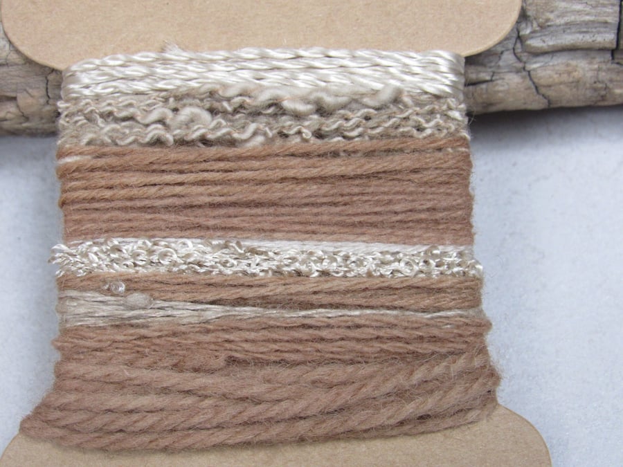 Small Walnut Natural Dye Textured Thread Pack