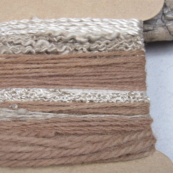 Small Walnut Natural Dye Textured Thread Pack