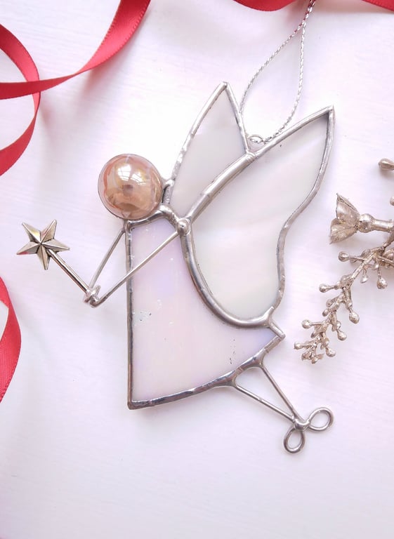 Stained Glass Fairy Ornament - Summer Seconds