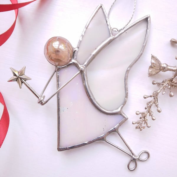 Stained Glass Fairy Ornament - Summer Seconds
