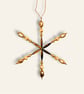 Snowflake Christmas tree decoration 