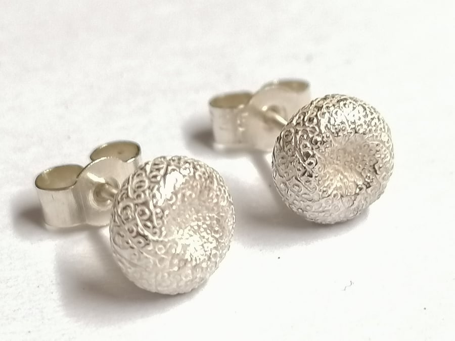 Bud studs made from Silver