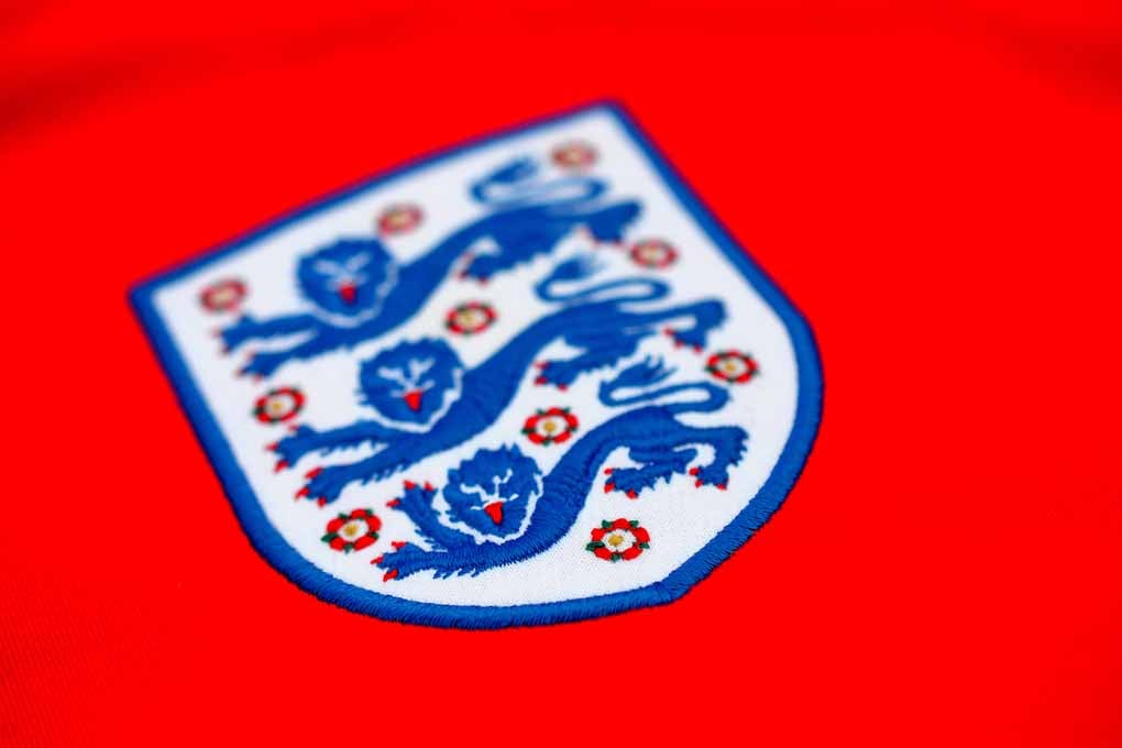 England Three Lions Football Shirt Badge Photograph Print
